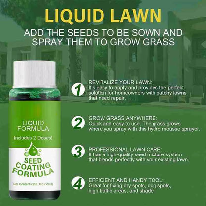 1-5PCS Garden Hydro Hydro Mousse Liquid Turf Grass Seed Sprayer with Growth-Boosting High Quality for Tool Misting System